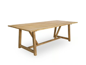 GEORGE - Rectangular teak garden table _ Sika Design